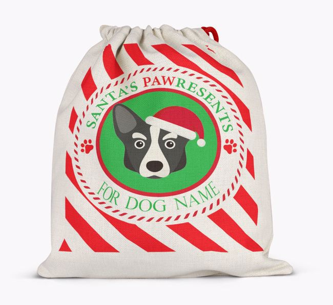 Santa Sack 'Pawresents' - Personalized for Your {breedFullName}